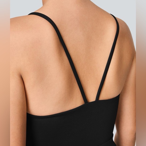 NEW HALARA Breezeful™ Wide Leg Resort Slip Black Women's Jumpsuit Sz XS - Picture 4 of 14